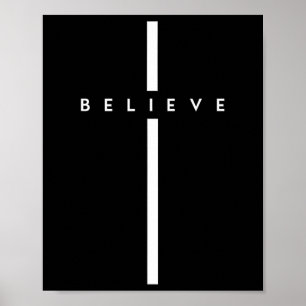 Tro Kor gud Jesus Påsk Christian Religiösa Poster