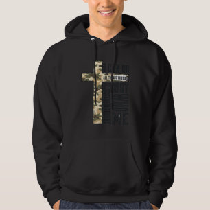 Tro Kreuz Jag Kan Göra Alla Ting Kristet T-Shirt Hoodie