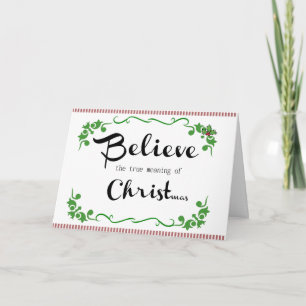Tro kristen religiös julkort helgkort