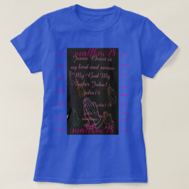 tro, kvinnor, skönhet t shirt