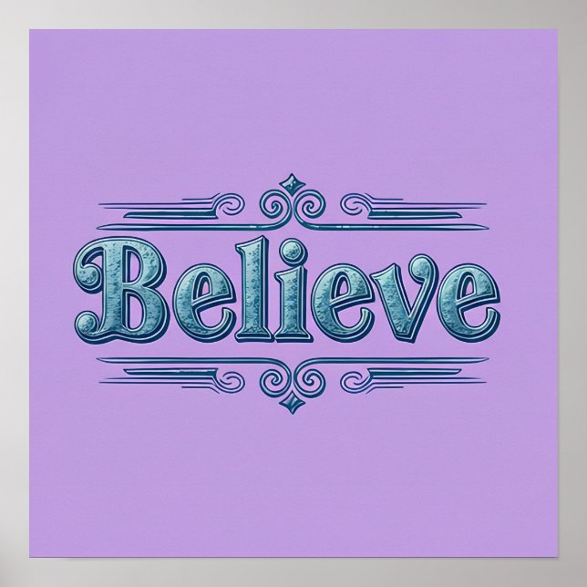 Tro Lavender Square Poster (Framsidan)