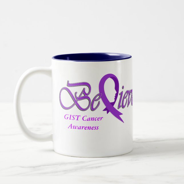 Tro "lilamugg ", Två-Tonad mugg (Vänster)