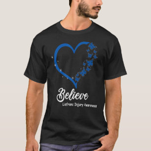 Tro LISFRANC SKADA Awareness, Blue butterflie T Shirt