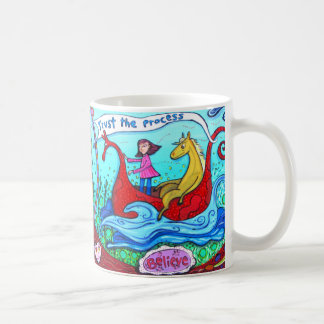 Tro + Lita på den processaa kaffemuggen Kaffemugg