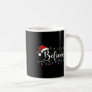 Tro Ljus Red Santa Hat Julafton-familjen Kaffemugg