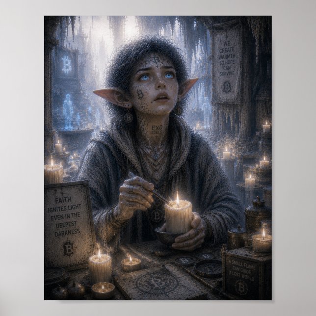 Tro / Ljusmakare / Underjordisk helgedom Poster (Framsidan)