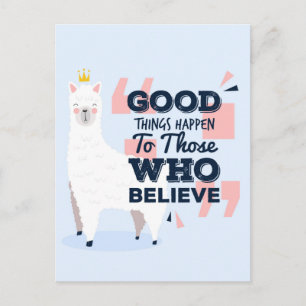 Tro Llama Vykort