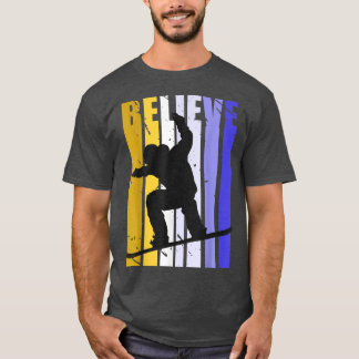 Tro Manar Snowboarding Snö Boarding Ski Skier Skie T Shirt
