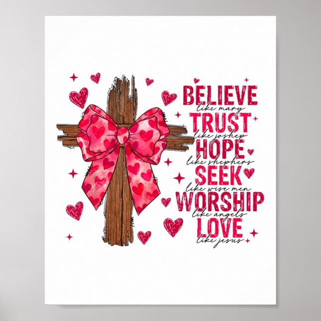 Tro Mary Trust som Joseph Coquette Kor Poster (Framsidan)
