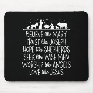 Tro Mary Trust som Joseph Praying Kristus Musmatta