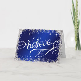 tro meddelande PERSONLIG Stunning Royal Blue