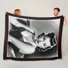 Tro mig inte AI-konceptet Art by Xzendor7 Fleecefilt