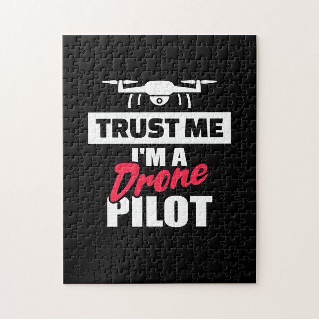 Tro mig jag är Drone Pilot Pussel (Vertikal)
