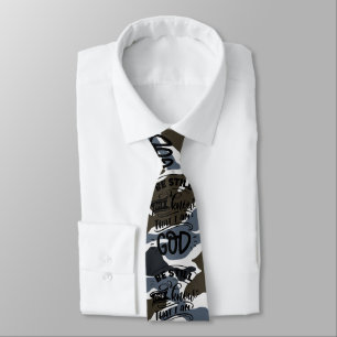 Tro mig, jag är Gud Camouflage Manar Tie Slips