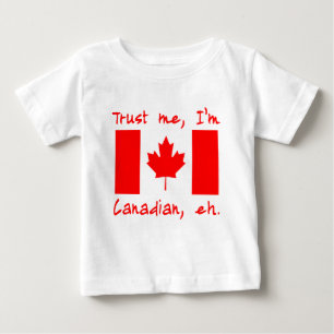 Tro mig, jag är kanadensiska produkter tee shirt