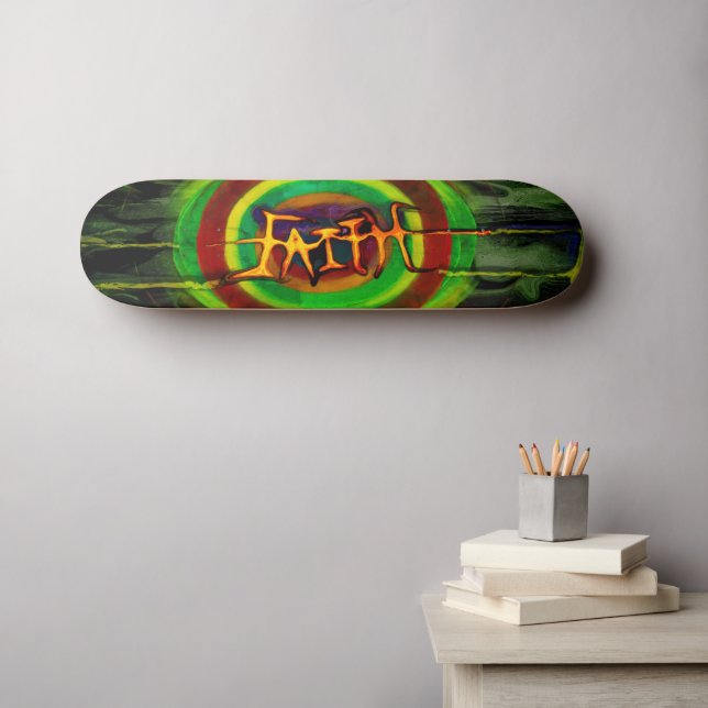 Tro Mini Skateboard Bräda 18,5 Cm (Väggkonst (Horz))