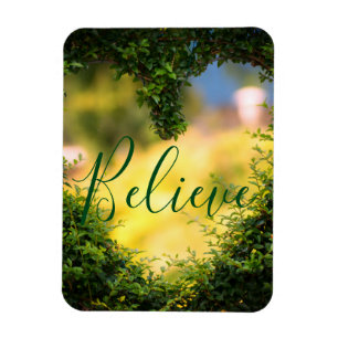 Tro Motivational  , inspirera hjärtamagnet Magnet