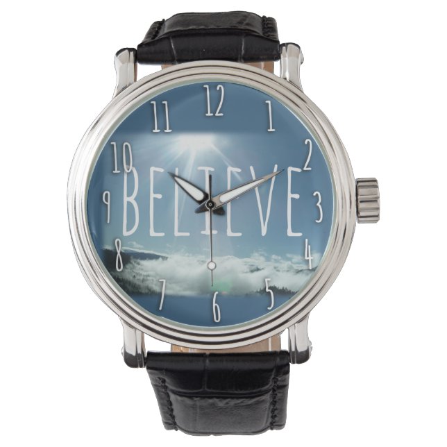 Tro Motiverande tal Armbandsur (Framsida)