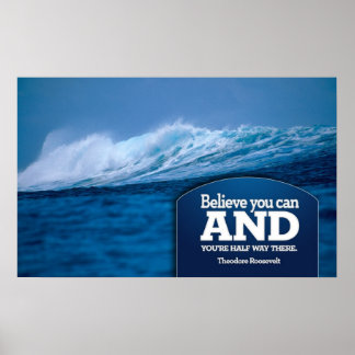 Tro Motivering Poster Skriv ut