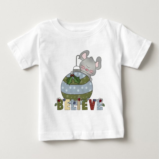 Tro Mouse prydnadsdjur T-shirt (Framsida)