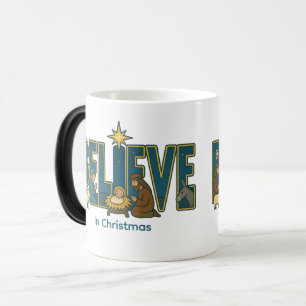 Tro Nativitet Färgföränderlig mugg