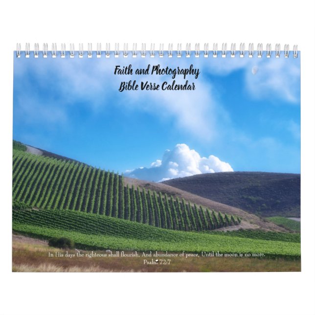 Tro och Fotografi Bibelvers Kalender (Omslag)