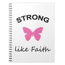 Tro och galenskap och muffin anteckningsbok