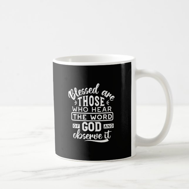Tro och lydnad – Inspirerande skrift Kaffemugg (Höger)