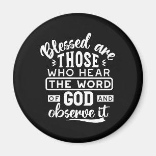 Tro och lydnad – Inspirerande skrift Magnet