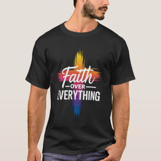 Tro Och Över Allt Inspirerande Citat Desi T Shirt