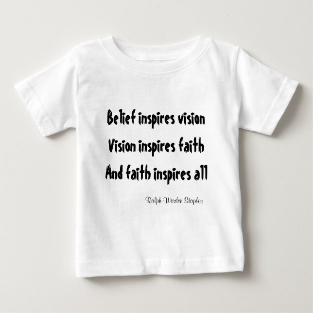 Tro och tro baby t-shirts (Framsida)