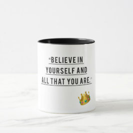 Tro och uppnå - inspirerande Mugg