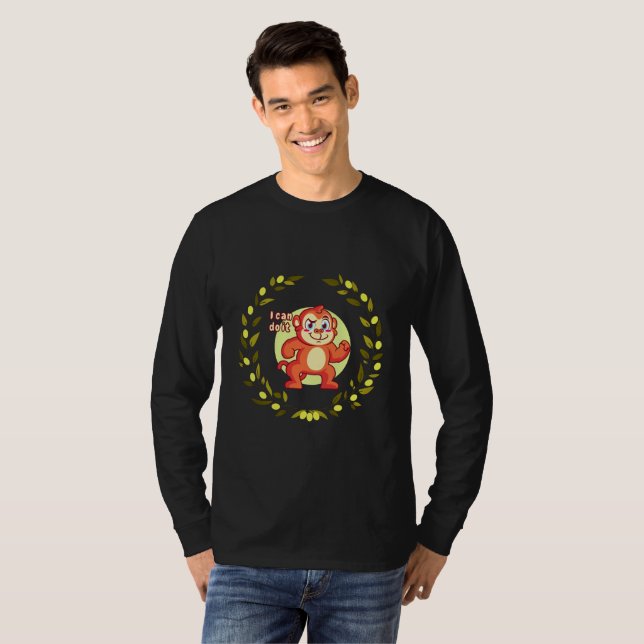 Tro och uppnå: jag kan göra det! t shirt (Hel framsida)