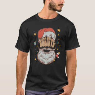Tro offert för familjen Santa Beard som matchar Ch T Shirt