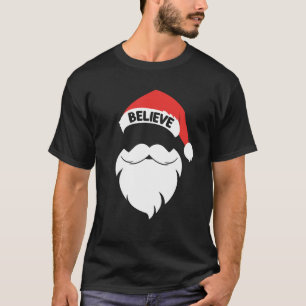 Tro offert för familjen Santa Hat Mustache Reunion T Shirt