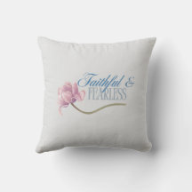 Tro & Ofruktbar Typsnittsdesign Kuddcover