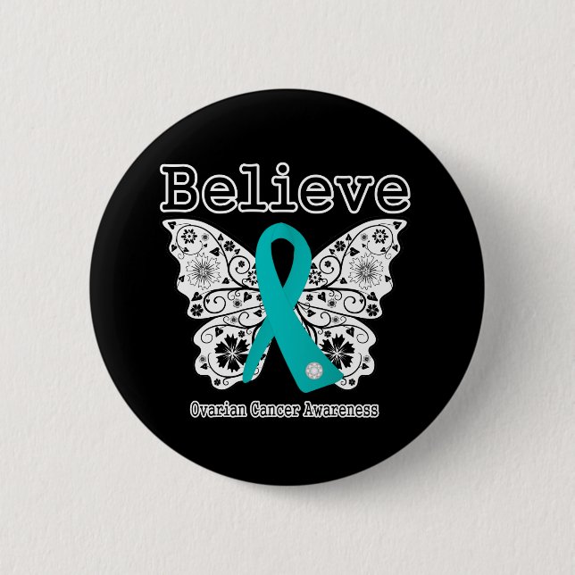 Tro - Ovarian Cancer Butterfly Knapp (Framsida)