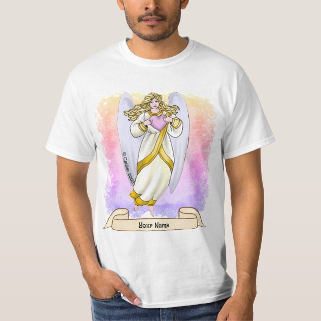 tro på änglar t shirt (Framsida)