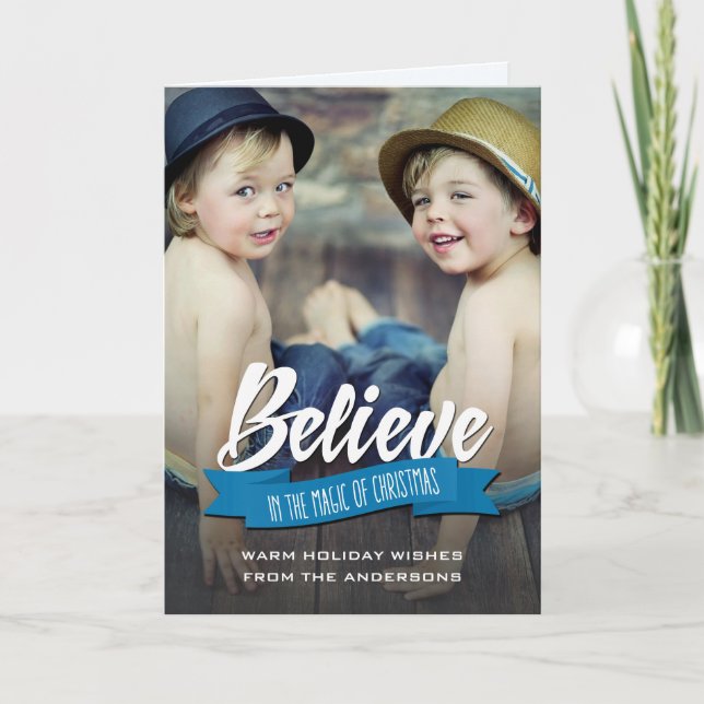 Tro på Anpassningsbarnas magiska foto Helgkort (Framsida)