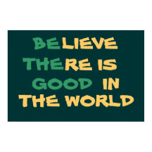 Tro på att världen Poster