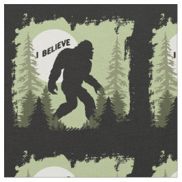 Tro på Bigfoot Sasquatch mönstrad Tyg