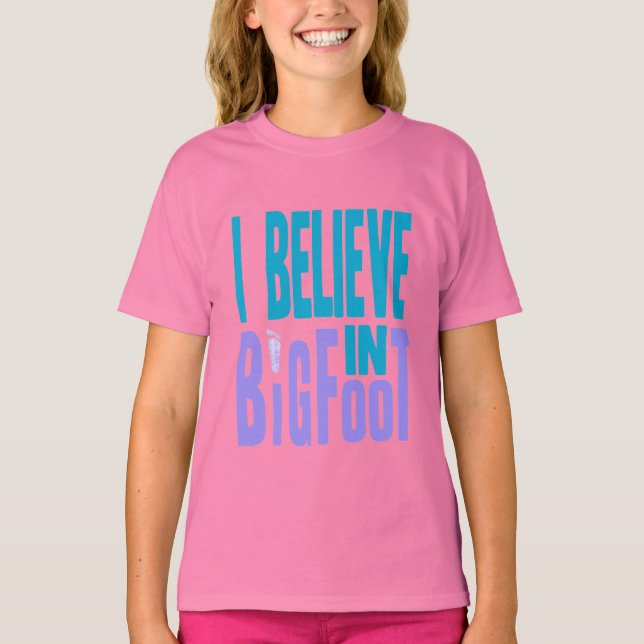 Tro på BIGfoot! Tee Shirt (Framsida)