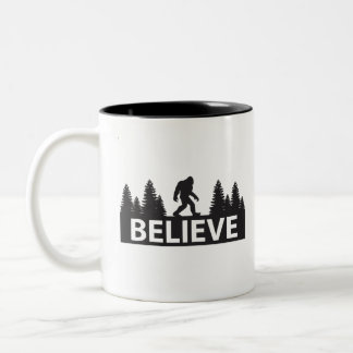 Tro på Bigfoot Två-Tonad Mugg