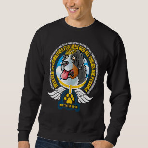 Tro på Christian God Bernese Mou Lång Ärmad Tröja
