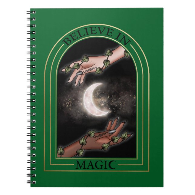 Tro på den bärbara Magic Spiral-datorn Anteckningsbok (Framsidan)