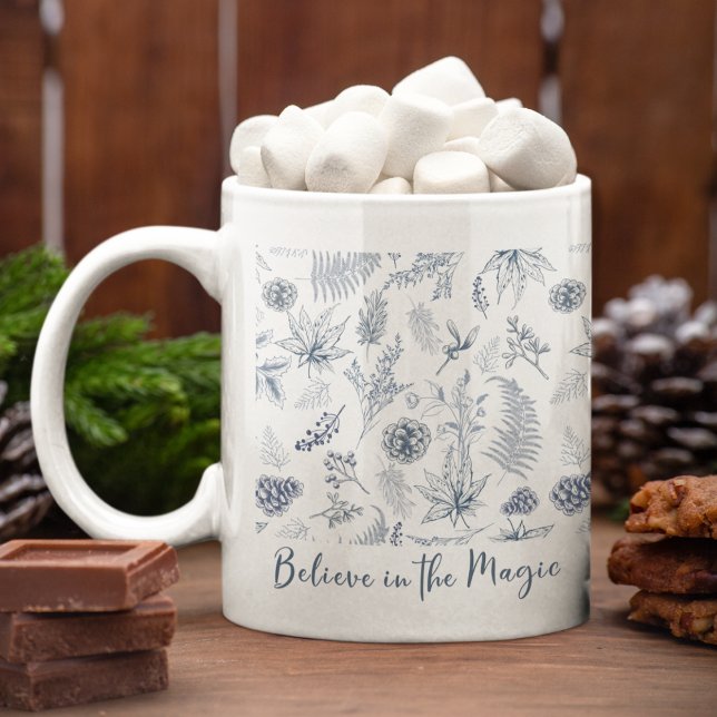 Tro på den magiska botaniska kaffet Mugg (Skapare uppladdad)