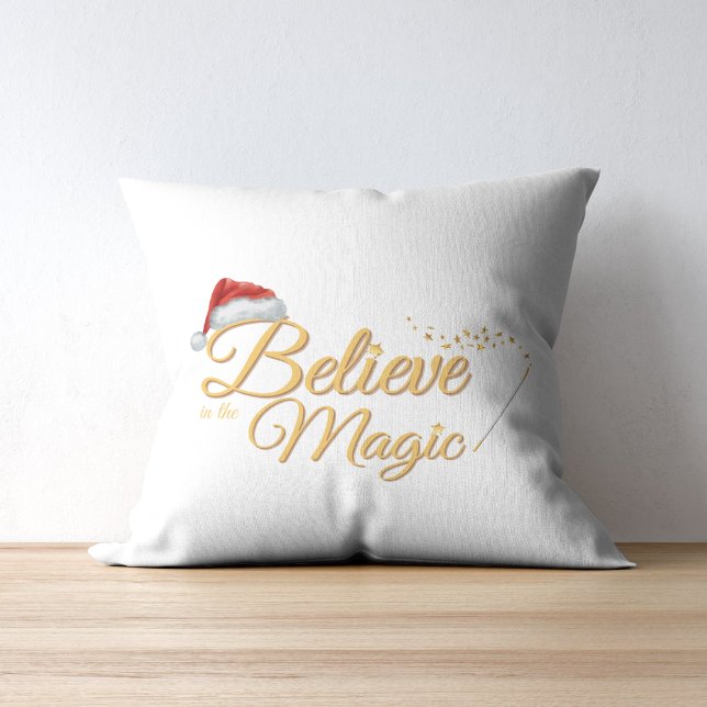 Tro på den magiska - visemiska Helgdag design Kudde (Skapare uppladdad)