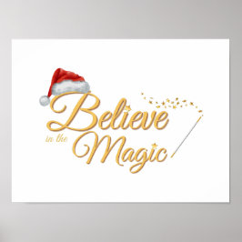 Tro på den magiska - visemiska Helgdag design Poster