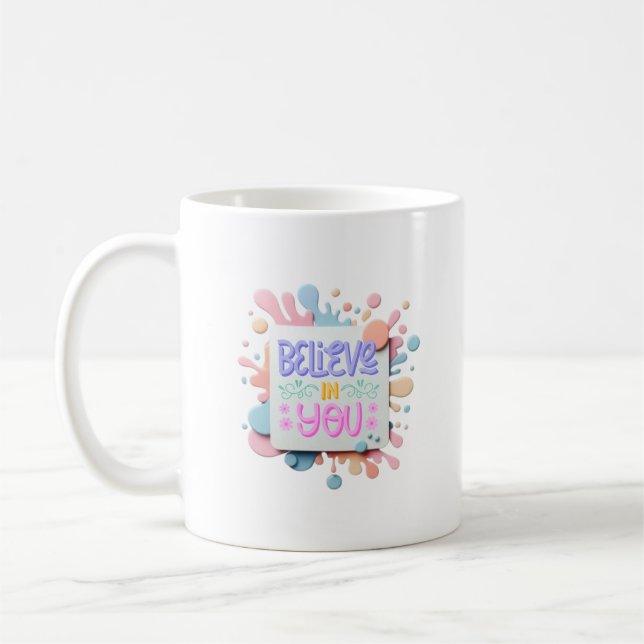 Tro på dig kaffemugg (Vänster)