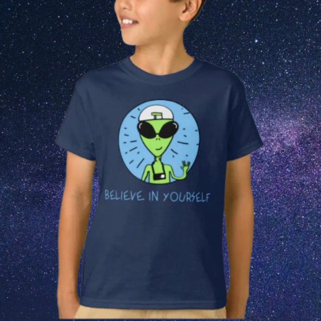 Tro på dig själv Alien Kids Tröja (Skapare uppladdad)